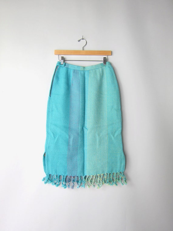 60s Korry Colliander High Waist Pencil Skirt | Ha… - image 9