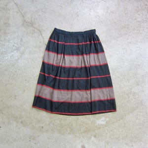 Saia Christian Dior Saia Dior de lã listrada