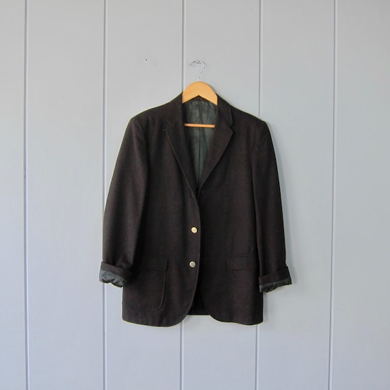 60s Robert Rollins Wool Blazer Unisex Wool Jacket… - image 4