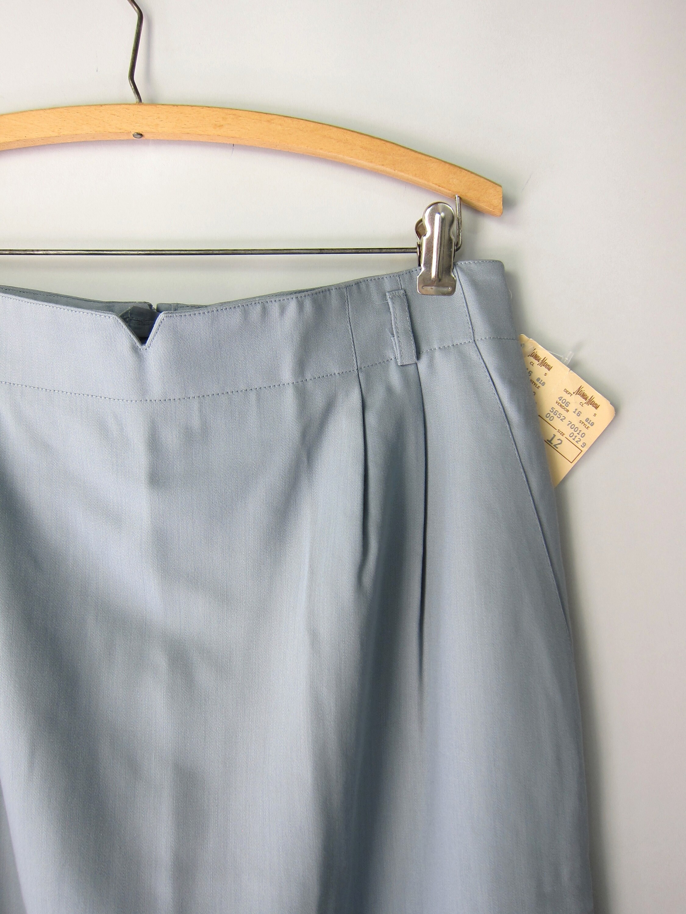 Jupe Crayon Escada En Laine - Taille 36 (US 6), Grise, Occasion Très Bon état
