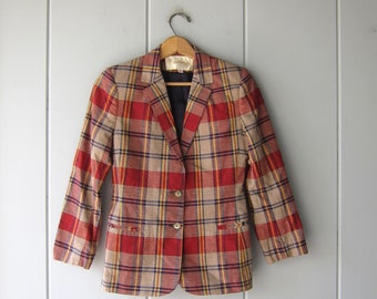 Blazer a cuadros de John Meyer de los años 70