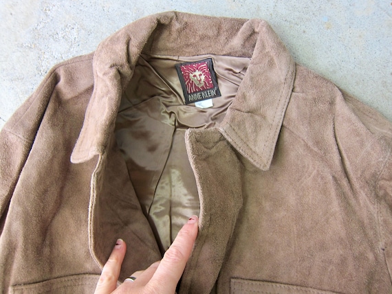 70s Brown Suede Drawstring Jacket | Cocoa Brown L… - image 3