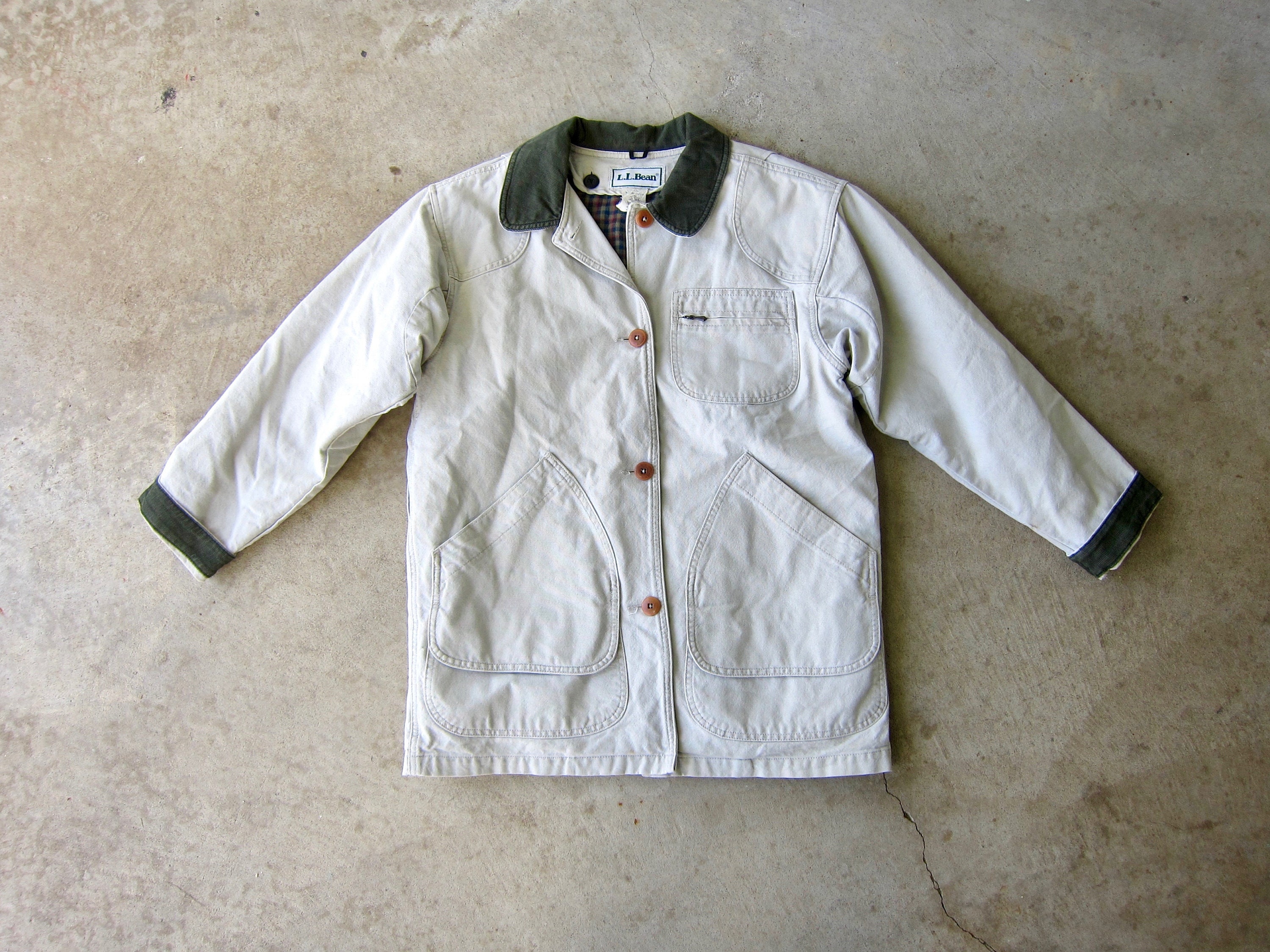 ジャケット・アウター 90s llbean cotton Jacket noroll 90s llbean cotton Jacket noroll 90s LL Bean Natural Cotton