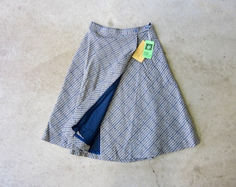 70s Anne Klein Wool Wrap Skirt CJ