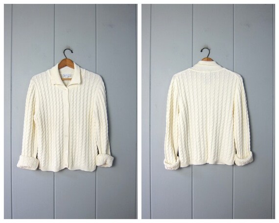 thin cream sweater