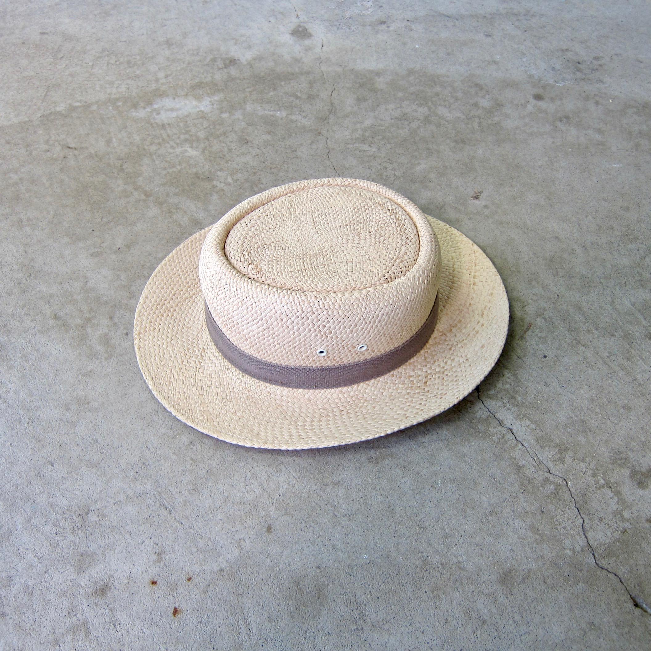 Vintage Eddie Bauer Panama Hat: Handwoven Straw Summer Sun  display picture 2