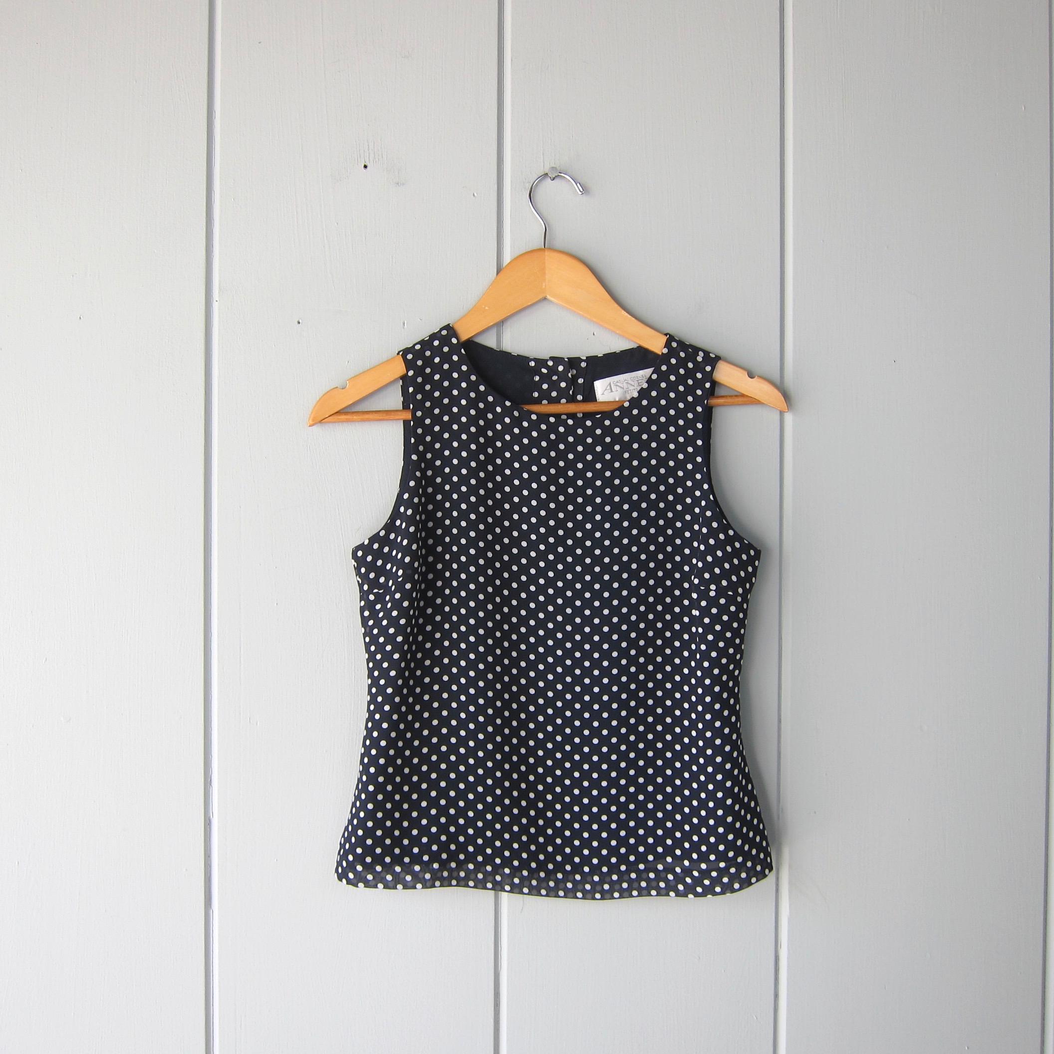 Sheer Polka Dot Top - Etsy