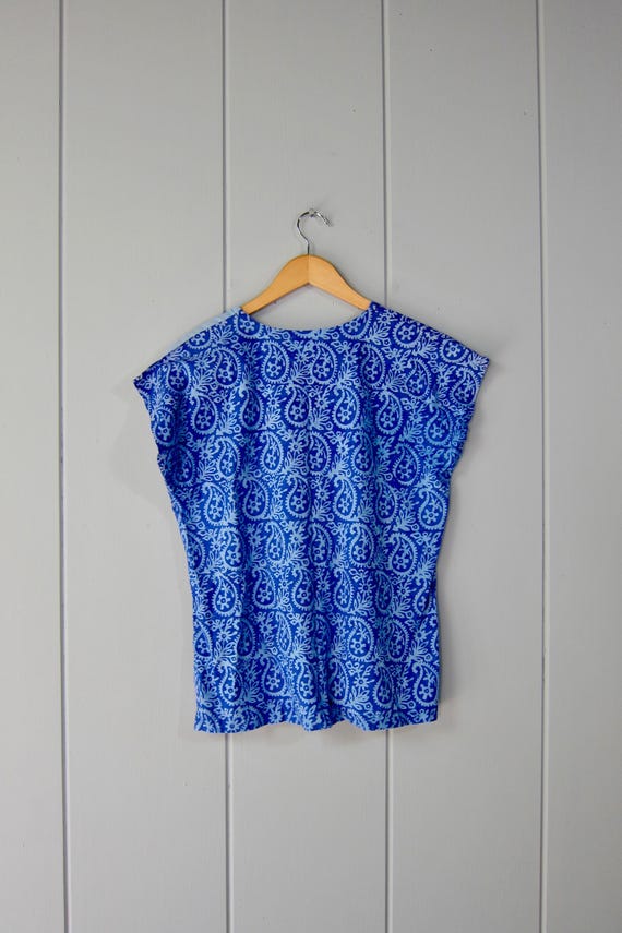 Market Place Embroidered Patchwork Top - image 5