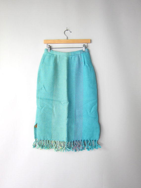 60s Korry Colliander High Waist Pencil Skirt | Ha… - image 2