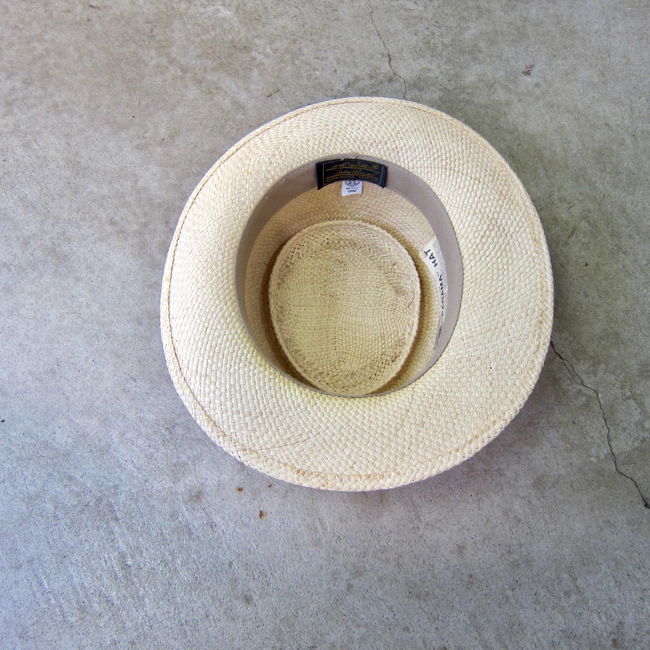 Vintage Eddie Bauer Panama Hat: Handwoven Straw Summer Sun  display picture 2