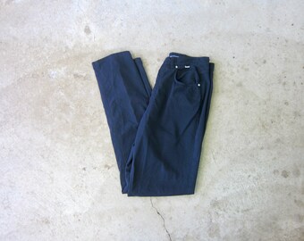 90s ESCADA Sport Black Cotton High Waist Jeans - M/L