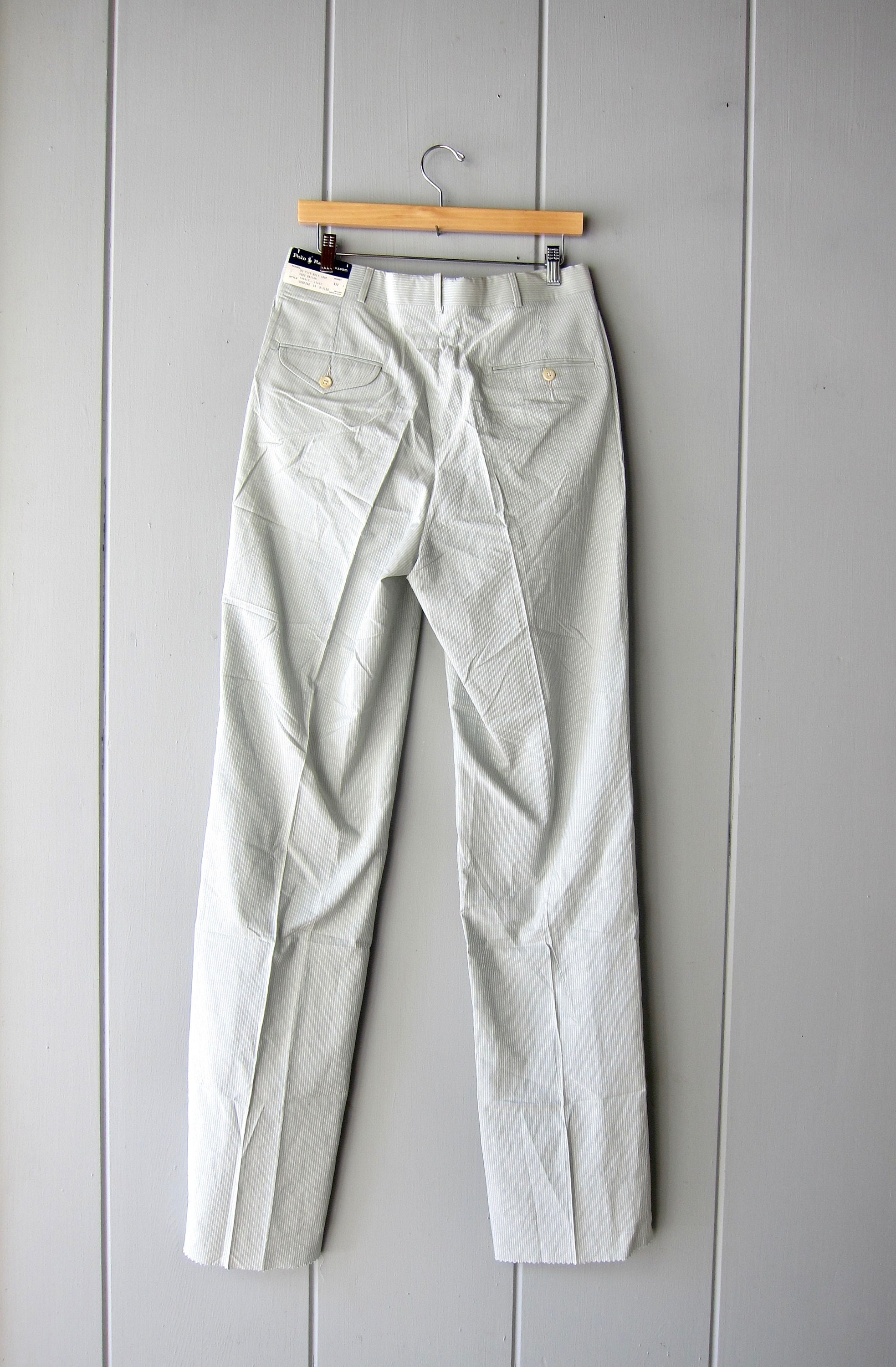 Buy 80s Ralph Lauren POLO Trousers Pleated Belt Loop Modern Pants