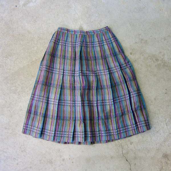 50s Pleated Skirt - Etsy