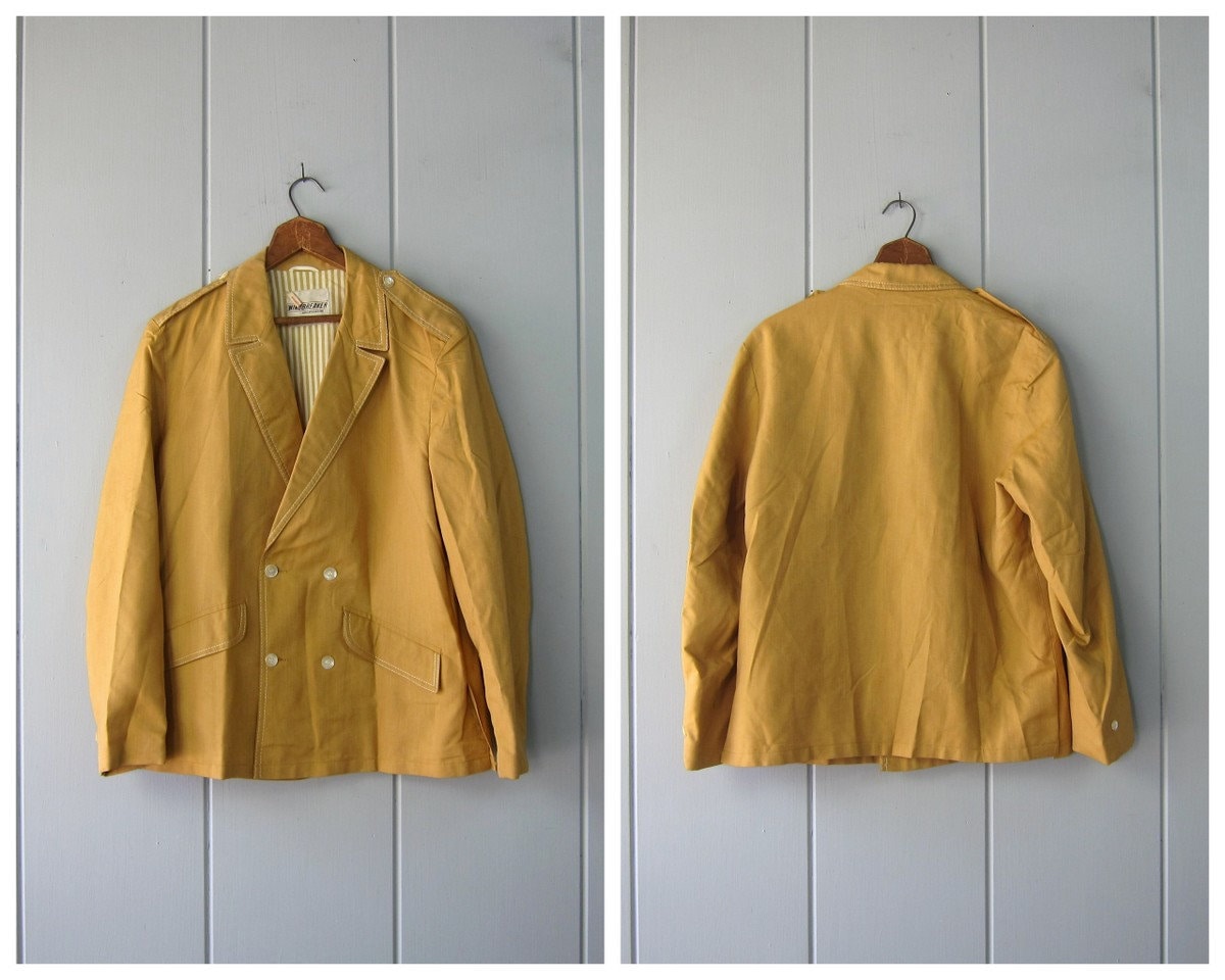 1950s Chore Jacket | Vintage Windbreaker Sportswear Jacket