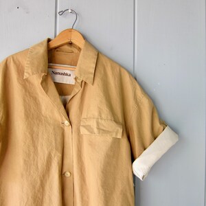 Nanushka Men's Cotton Double Layered Polo Shirt with Chest Pocket image 4