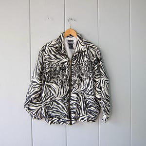Vintage Zebra Jacket - Etsy