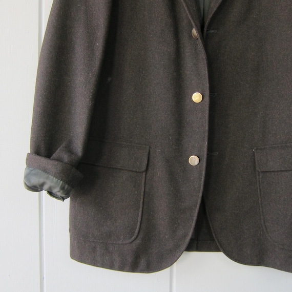 60s Robert Rollins Wool Blazer Unisex Wool Jacket… - image 6