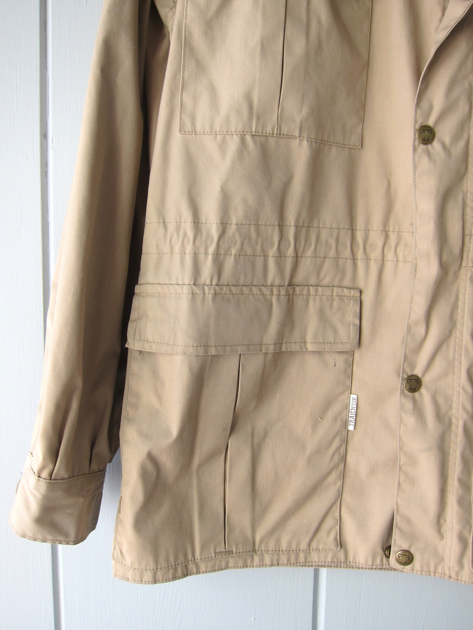tan anorak jacket