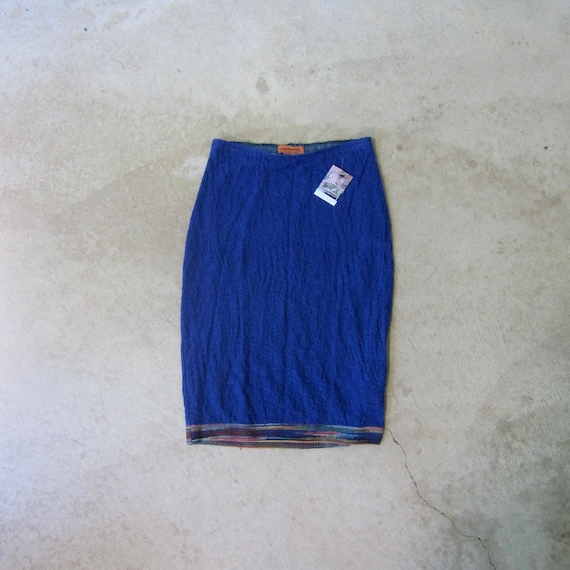 Missoni, Missoni Purple Textured Knit Skirt