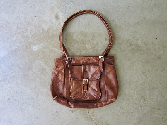 mc leather purse