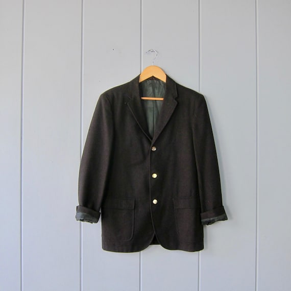 60s Robert Rollins Wool Blazer Unisex Wool Jacket… - image 7