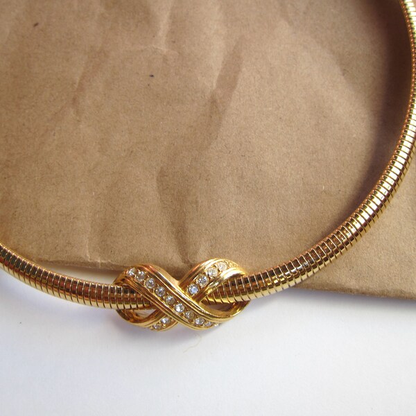 Gold Coil Necklace Etsy