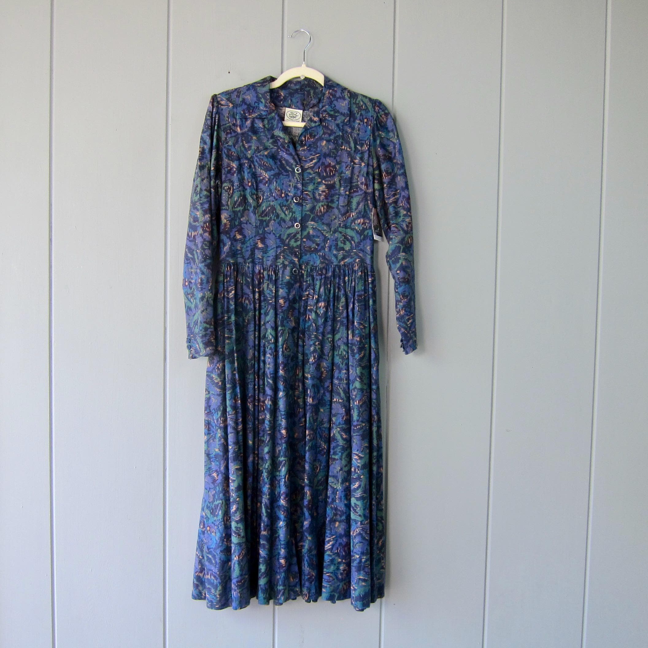 Laura Ashley Long Dress - Etsy