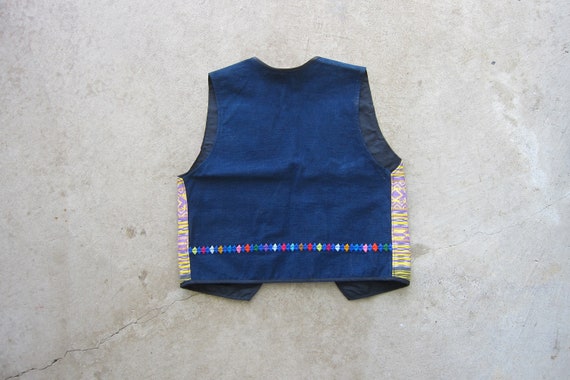 Vintage Guatemalan Vest | Colorful Hand Embroider… - image 6