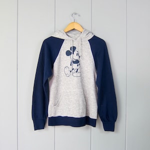 80s Mickey Mouse Hooded Sweatshirt