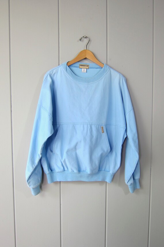 Oversized Blue Unisex Sweatshirt | Property Of Cot