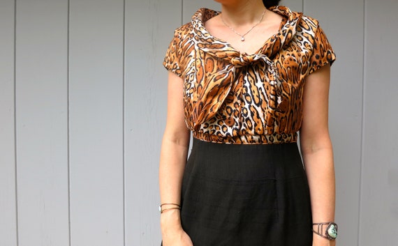 Leopard two cheap piece outfit