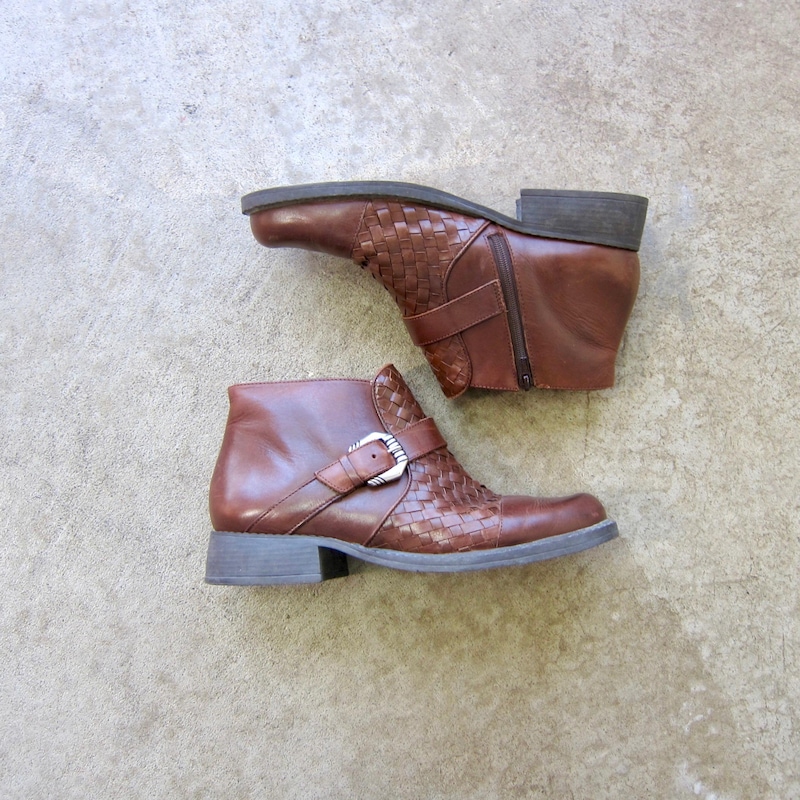 Vintage leather ankle boots Boots, ankle boots