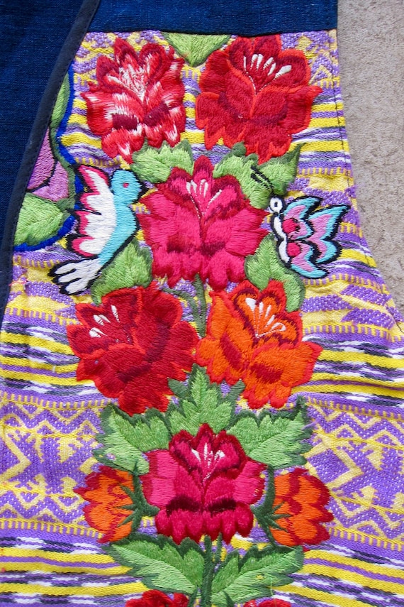 Vintage Guatemalan Vest | Colorful Hand Embroider… - image 5