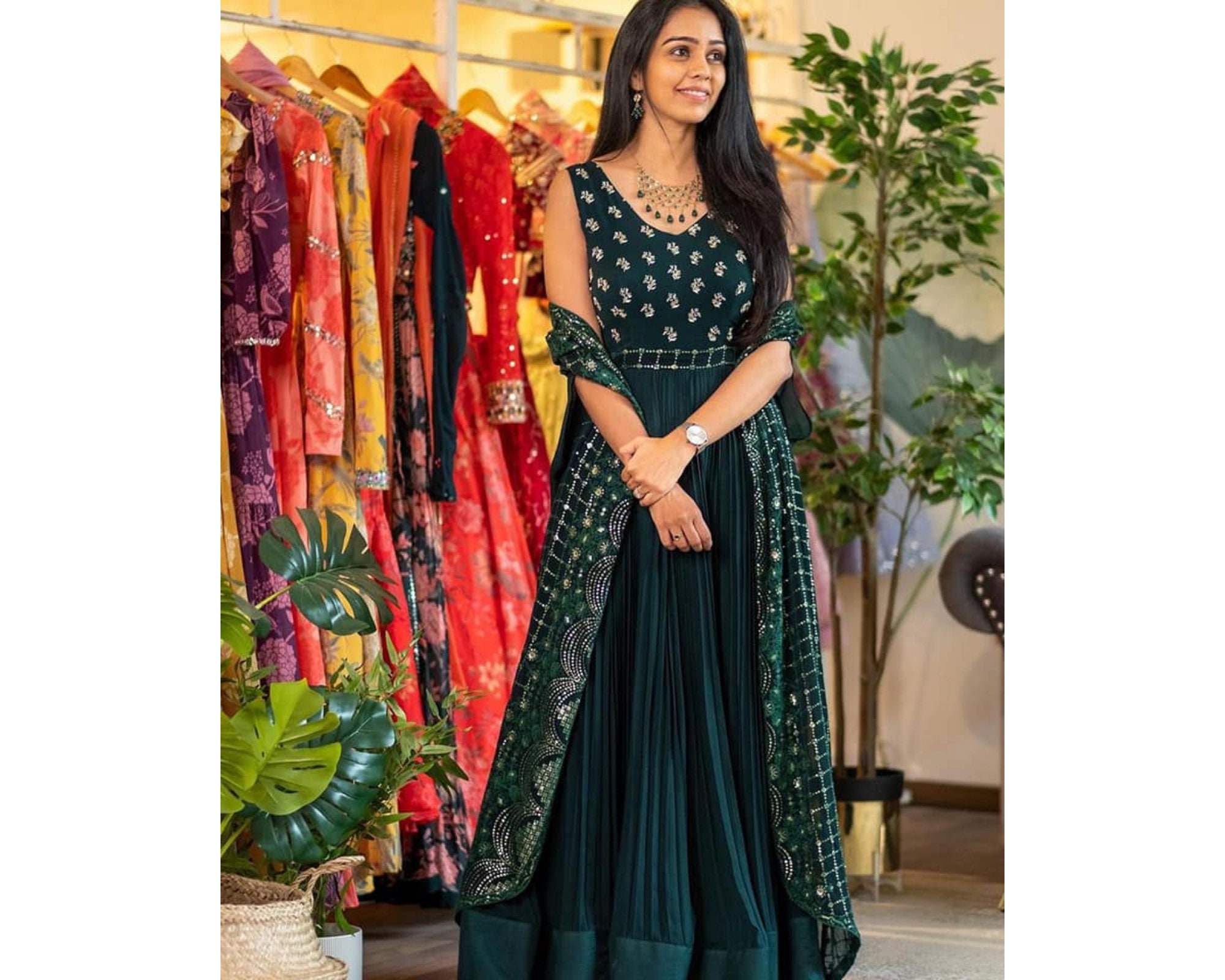 Bottle Green Readymade Wedding Suit 