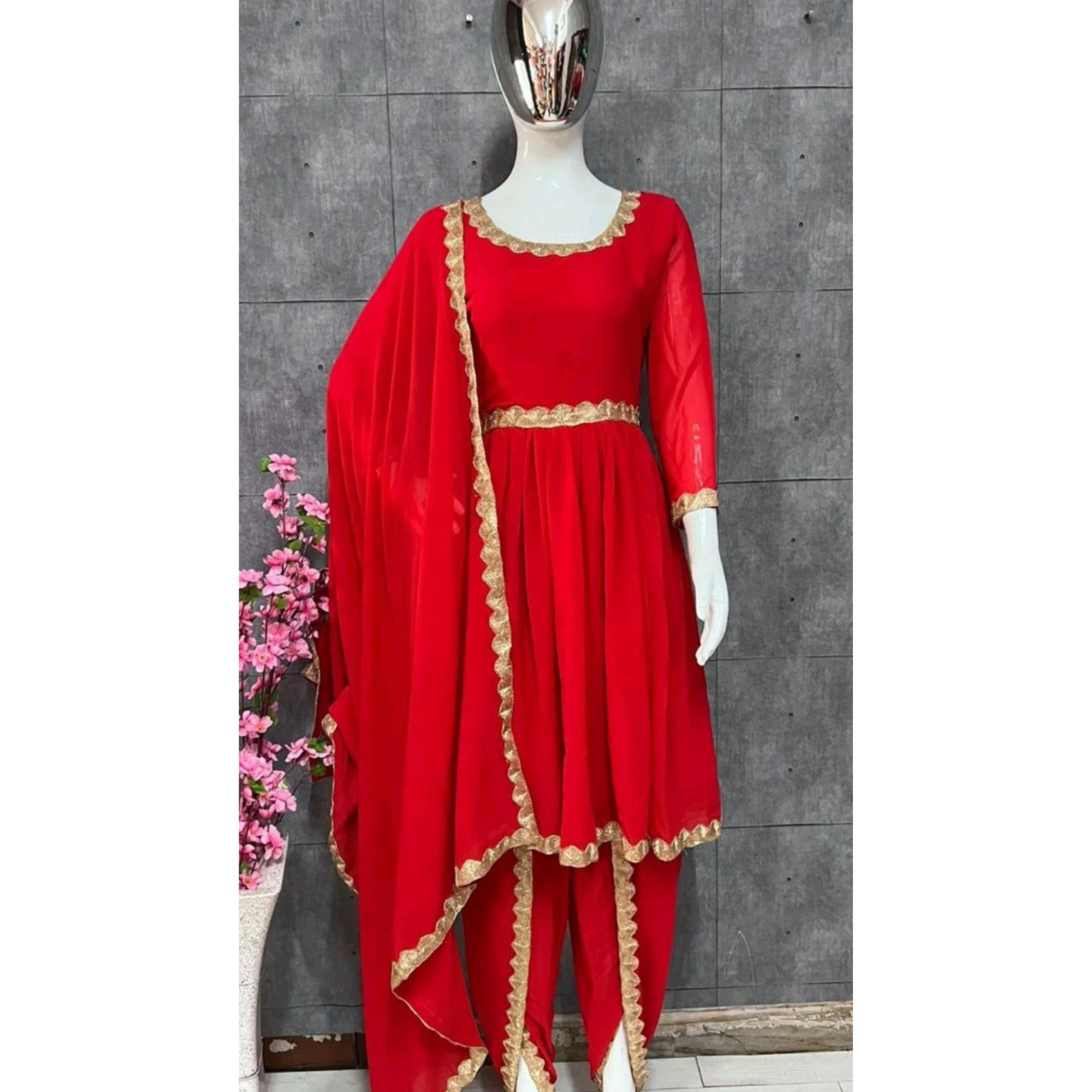 Dot Exports Dhoti Salwar Suit at Rs 2990/piece in New Delhi | ID: 7607905891