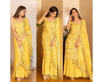 haldi dress for bride