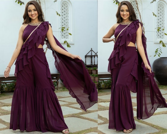 Indo western/ Ready to wear/ Saree/ Gown / Dress - Women - 1754602983