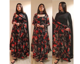printed punjabi suit
