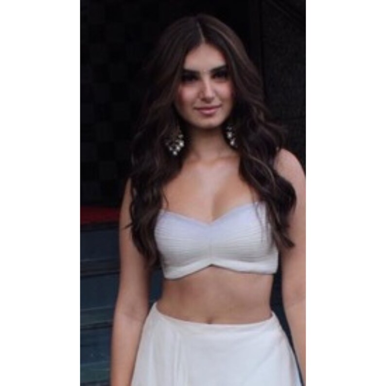 Tara Sutaria Inspired White Lehenga Choli Designer Lehenga Etsy