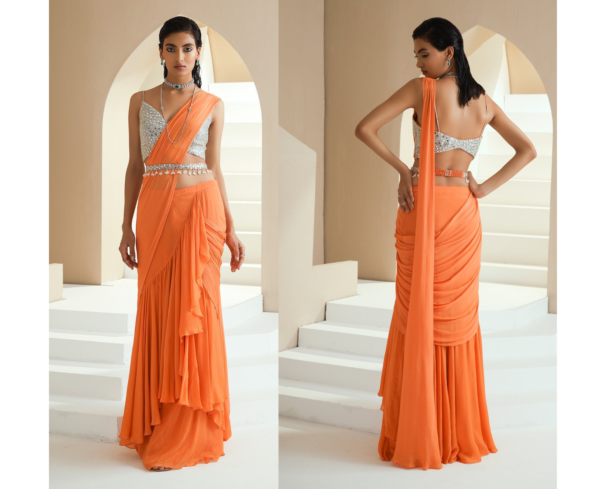 Designer 2025 western saree