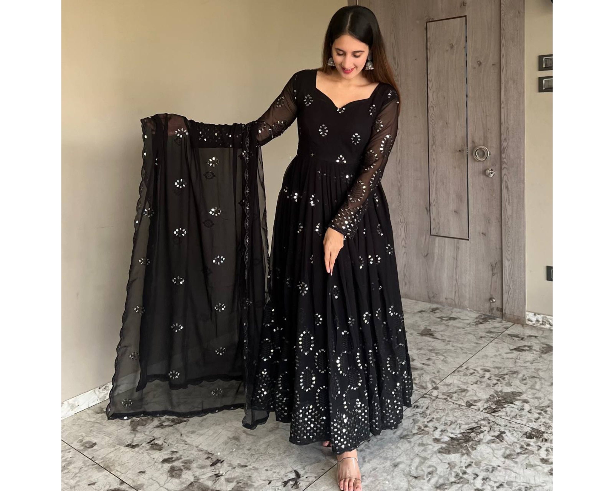 Buy Black Dresses & Frocks for Girls by AARIKA GIRLS ETHNIC Online |  Ajio.com