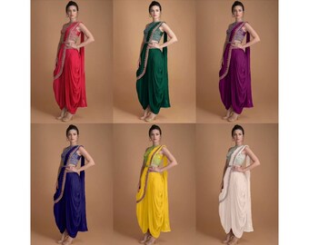 dhoti gowns