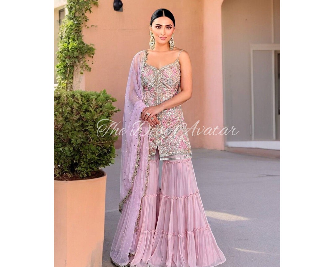 Heavy Wedding Wear Sharara Suit At Rs 180/piece | Ladies Readymade
