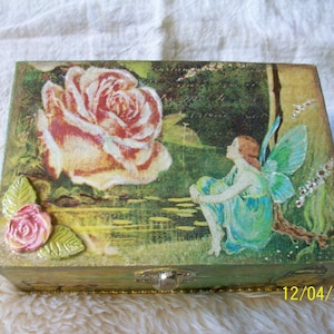 Sweet Fairy Boho Jewelry/Trinket Box