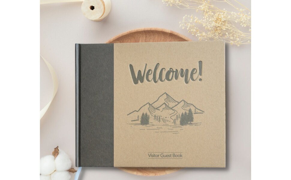 Guest Book For Vacation Home Airbnb Vrbo Holiday Rental Guestbook:  Mid-Century Palm Springs Googie Welcome Sign On Cover: Styles, G. B.:  9798404681352: : Books