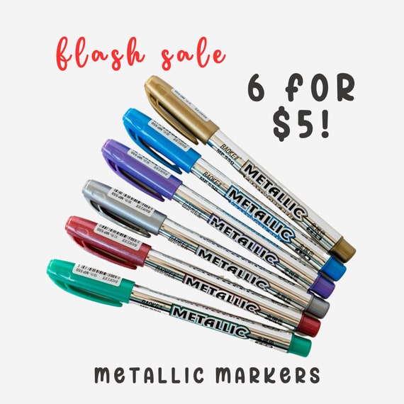 Thin colored sale markers