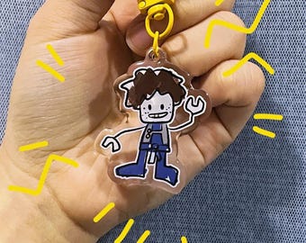 Jay Puppet Keychain