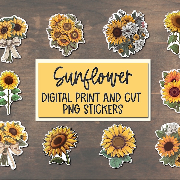 Flower Stickers - Etsy