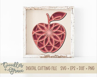 Download Teacher Mandala Svg Etsy