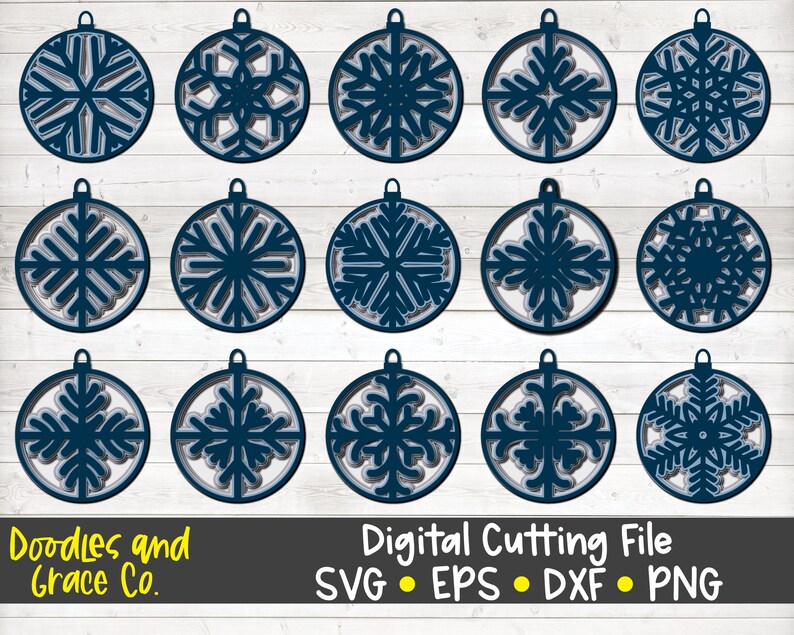Download Ultimate List! 30+ Unique Layered Ornament SVG ...